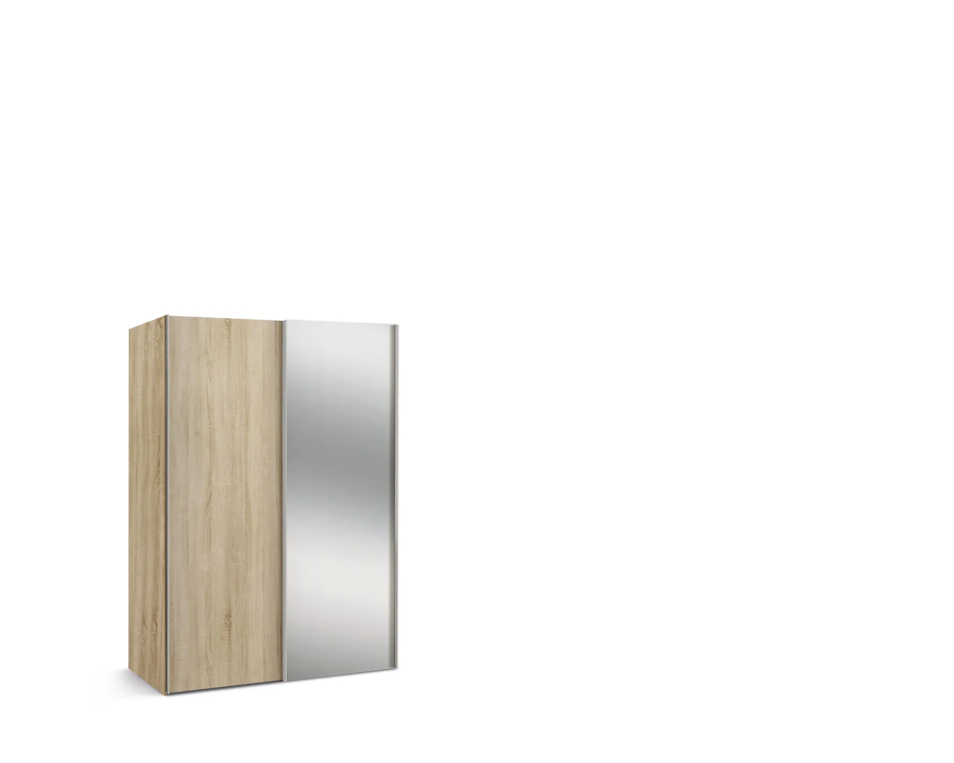 150 cm Eiche / 1 Tür Eiche / 1 Tür Spiegel